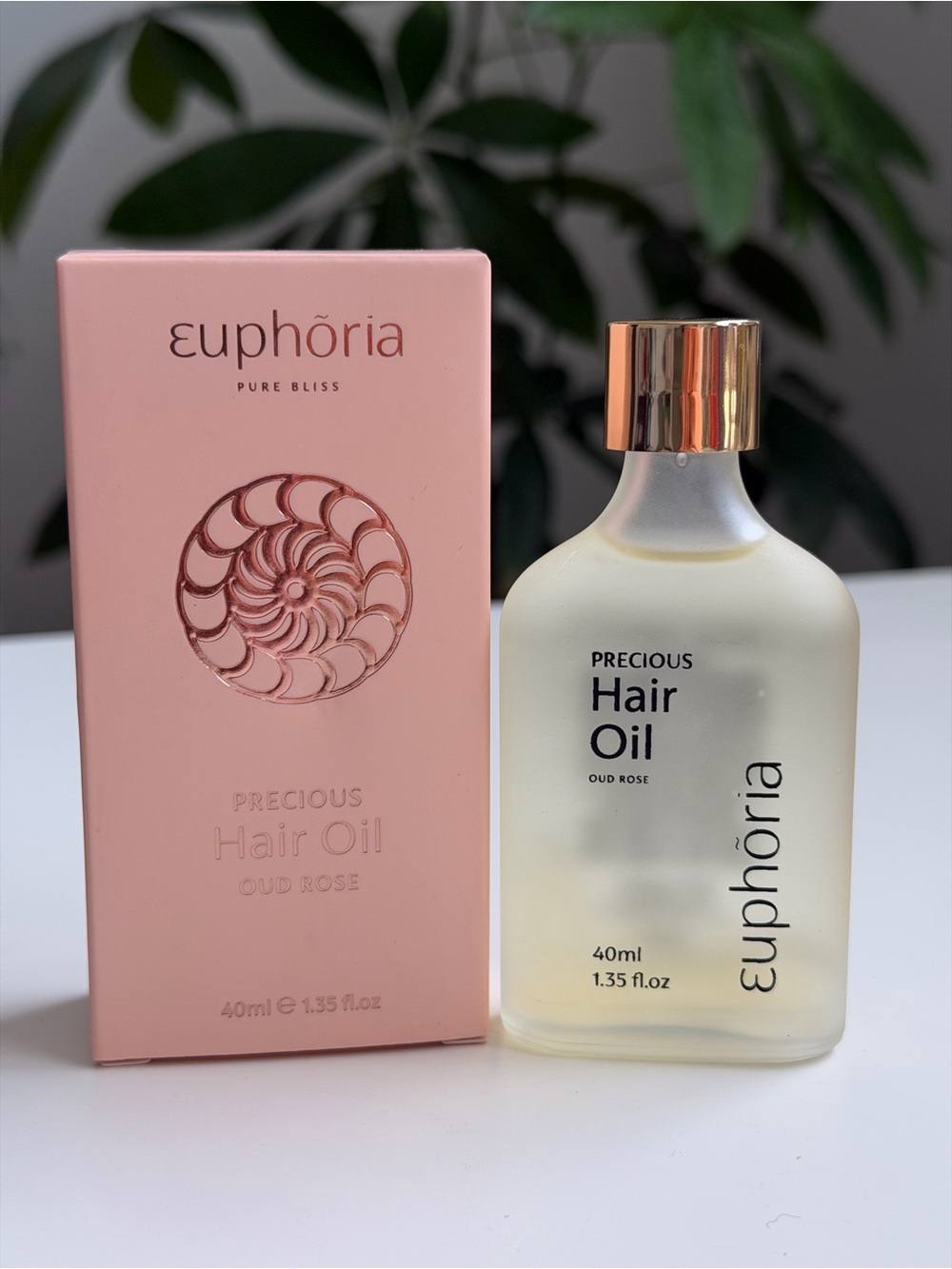 Euphoria Pure Bliss Precious Hair Oil – Oud Rose 40ml / 1.35 fl oz | New in Box